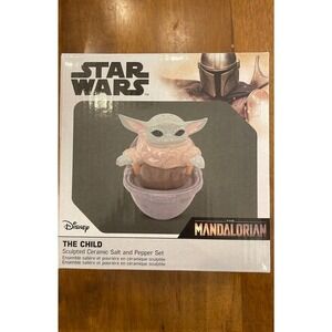 Disney The Mandalorian The Child salt and pepper shaker set